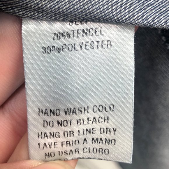 NWOT Denim Easel Distressed Button Up Shirt Dress - Picture 10 of 11